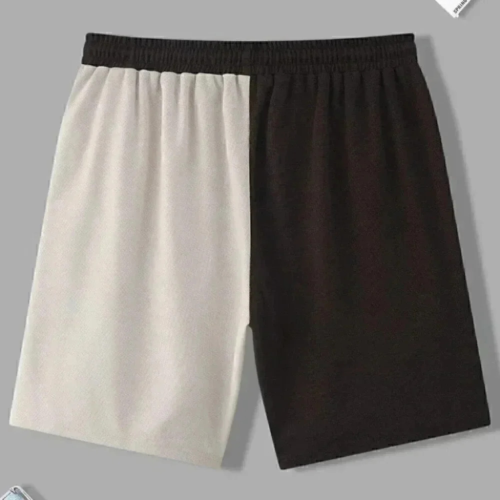 Black & White Mens Shorts - Picture 2 of 4